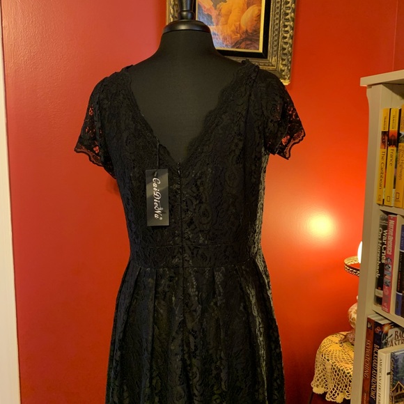 Oh Soo Sweet Black Lace Dress - Picture 14 of 16